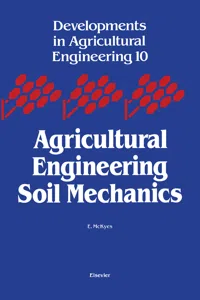 Agricultural Engineering Soil Mechanics_cover