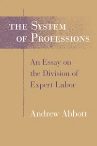 The System of Professions_cover