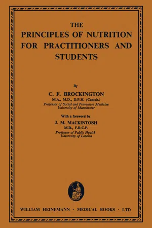 The Principles of Nutrition for Practitioners and Students