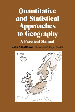 Quantitative and Statistical Approaches to Geography