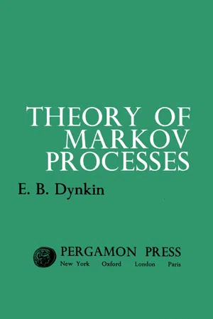 Theory of Markov Processes