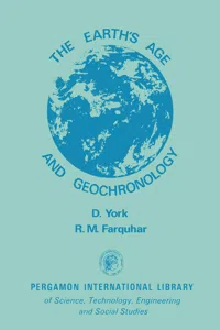 The Earth's Age and Geochronology_cover