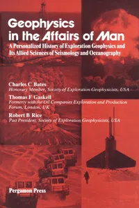 Geophysics in the Affairs of Man_cover