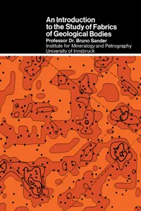 An Introduction to the Study of Fabrics of Geological Bodies_cover