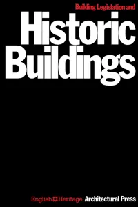 Building Legislation and Historic Buildings_cover