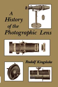A History of the Photographic Lens_cover