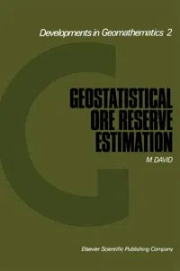 Geostatistical Ore Reserve Estimation_cover