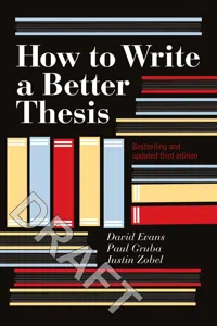 How To Write A Better Thesis_cover