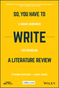 So, You Have to Write a Literature Review_cover