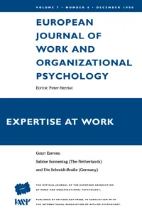 Expertise At Work_cover