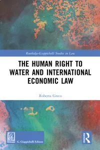 The Human Right to Water and International Economic Law_cover