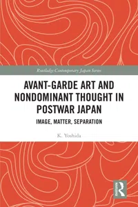 Avant-Garde Art and Non-Dominant Thought in Postwar Japan_cover