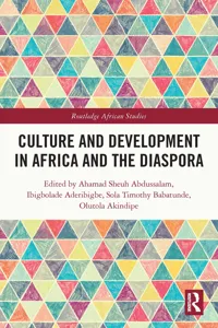 Culture and Development in Africa and the Diaspora_cover