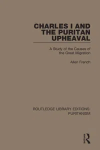 Charles I and the Puritan Upheaval_cover