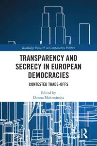 Transparency and Secrecy in European Democracies_cover