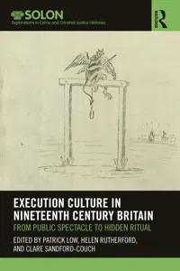 Execution Culture in Nineteenth Century Britain_cover