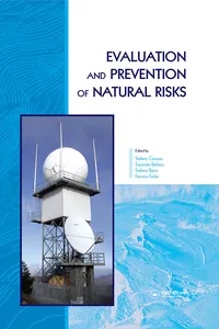 Evaluation and Prevention of Natural Risks_cover