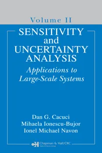 Sensitivity and Uncertainty Analysis, Volume II_cover