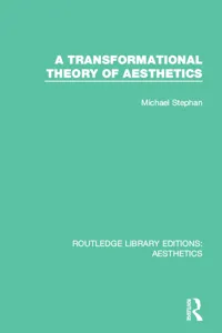 A Transformation Theory of Aesthetics_cover