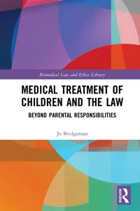 Medical Treatment of Children and the Law_cover