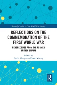 Reflections on the Commemoration of the First World War_cover