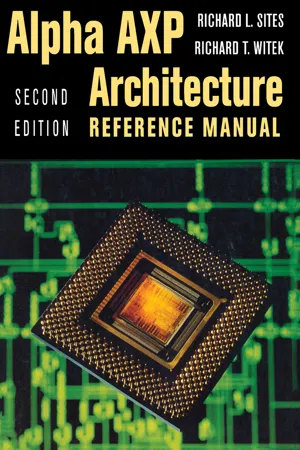 Alpha AXP Architecture Reference Manual