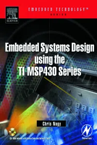 Embedded Systems Design Using the TI MSP430 Series_cover