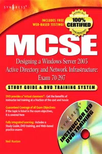 MCSE Designing a Windows Server 2003 Active Directory and Network Infrastructur_cover