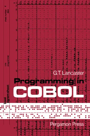 Programming in COBOL