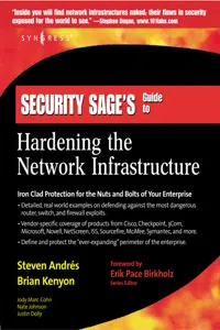 Security Sage's Guide to Hardening the Network Infrastructure_cover