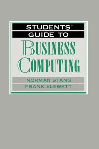 Students' Guide to Business Computing_cover