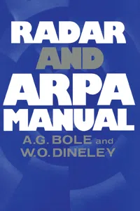 Radar and ARPA Manual_cover