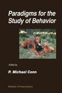 Paradigms for the Study of Behavior_cover