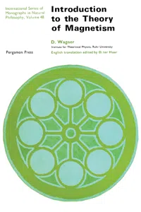 Introduction to the Theory of Magnetism_cover