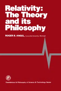 Relativity: The Theory and Its Philosophy_cover