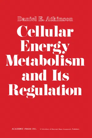 Cellular Energy Metabolism and its Regulation