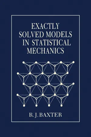 Exactly Solved Models in Statistical Mechanics