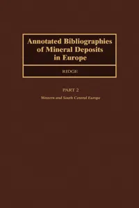 Annotated Bibliographies of Mineral Deposits in Europe_cover