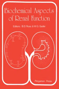 Biochemical Aspects of Renal Function_cover