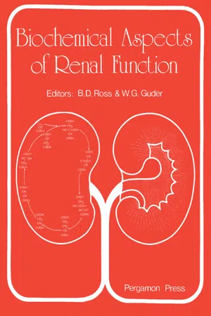 Biochemical Aspects of Renal Function