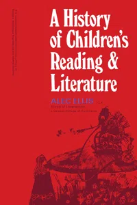 A History of Children's Reading and Literature_cover