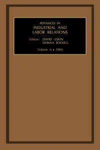 Advances in Industrial and Labor Relations_cover