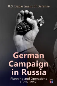 German Campaign in Russia: Planning and Operations_cover