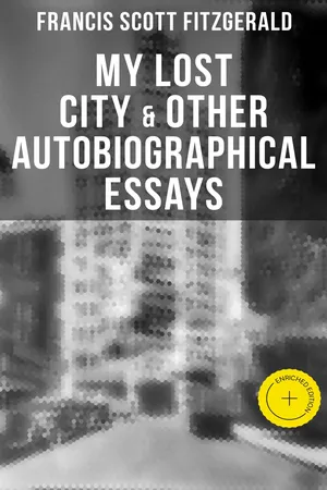 My Lost City & Other Autobiographical Essays