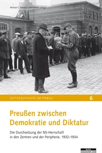 Preußen zwischen Demokratie und Diktatur_cover