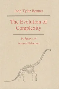 The Evolution of Complexity by Means of Natural Selection_cover