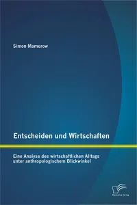 Entscheiden und Wirtschaften: Eine Analyse des wirtschaftlichen Alltags unter anthropologischem Blickwinkel_cover