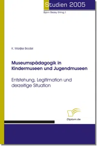 Museumspädagogik in Kindermuseen und Jugendmuseen_cover