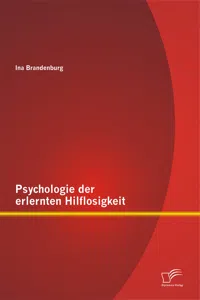 Psychologie der erlernten Hilflosigkeit_cover