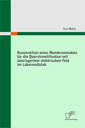 Konstruktion eines Membranmoduls für die Querstromfiltration mit überlagertem elektrischen Feld im Labormaßstab